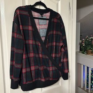 Torrid plaid blouse